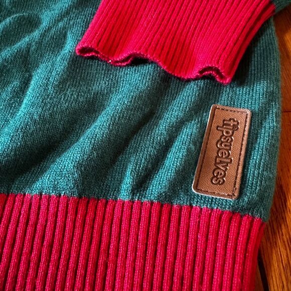 Tipsy Elves Christmas Sweater Size XXL 2X Owl is Calm Owl is Bright - Picture 2 of 7